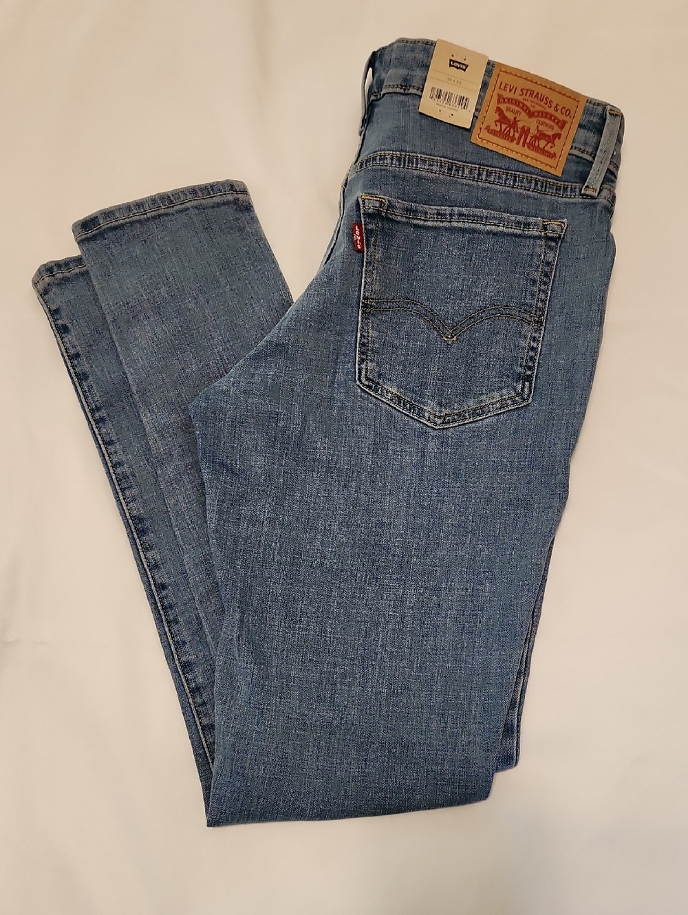 Levi's Medium Blue 711 Skinny Jeans